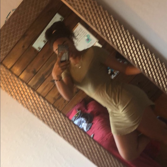 Forever 21 Olive Bodycon Dress - Picture 3 of 3